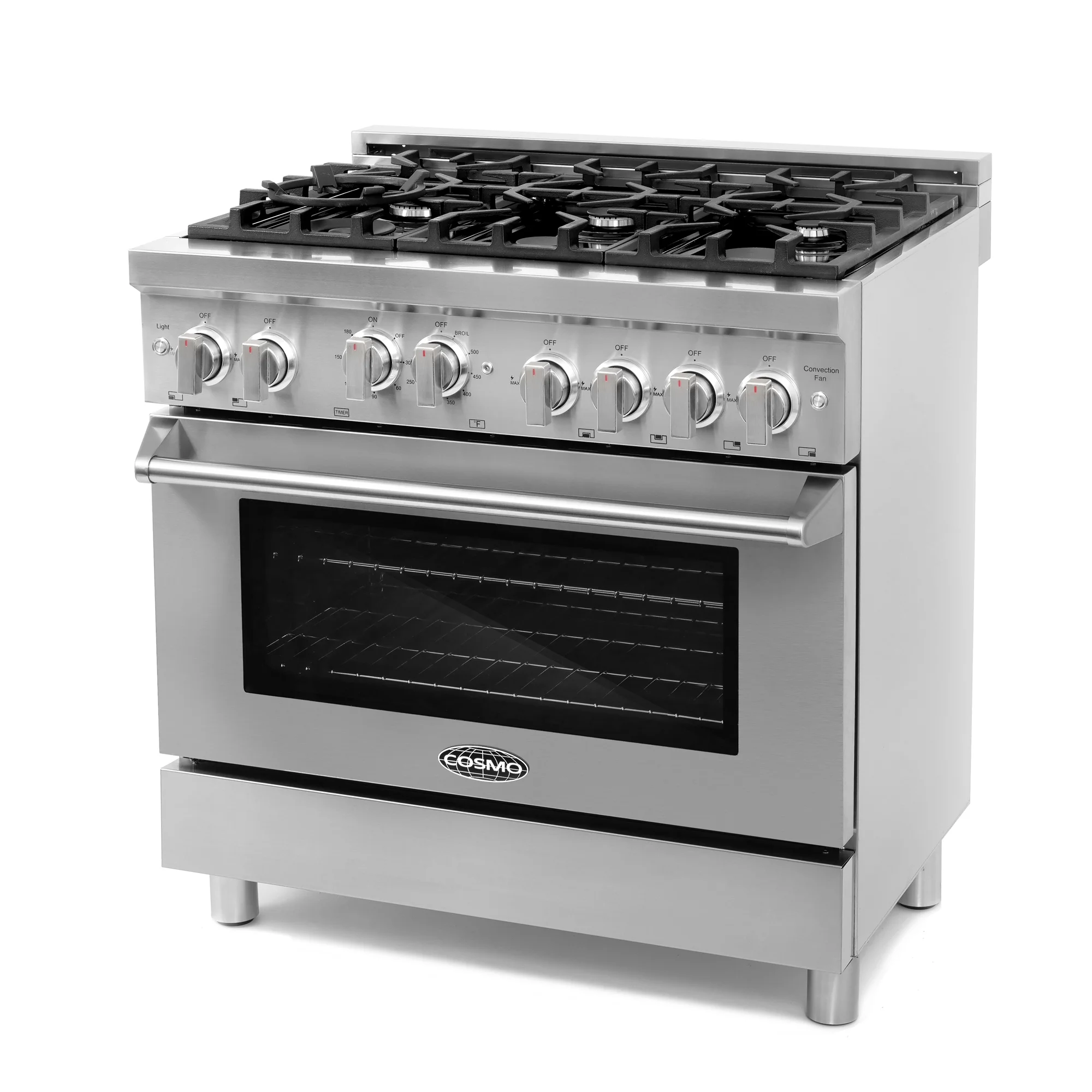 Cosmo 2 Piece Kitchen Appliance Package with 36