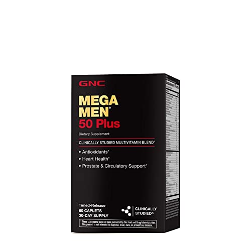 GNC Mega Men 50 Plus, 120 Caplets