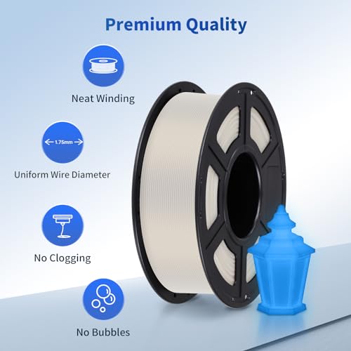 ANYCUBIC PLA+ 3D Printer Filament Bundle, PLA Plus 1.75mm Dimensional Accuracy +/- 0.02mm, Fit Most FDM 3D Printers, 1KG Spool, 2KG Gray+Gray