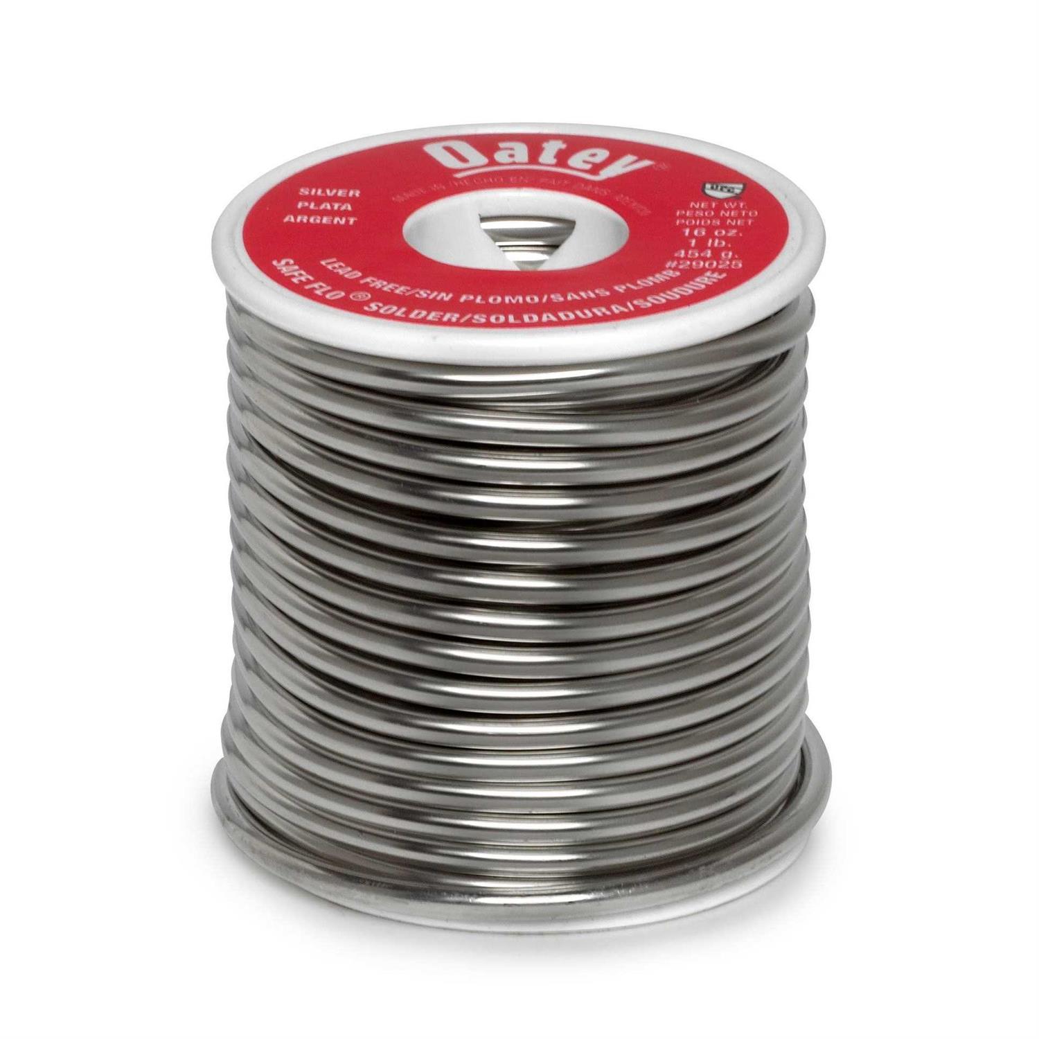 Oatey 29025 1 lb Safe-Flo Silver Wire Solder