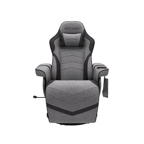 RESPAWN 900 Racing Style Gaming Recliner, Reclining Gaming Chair, in Gray RSP 900 GRY