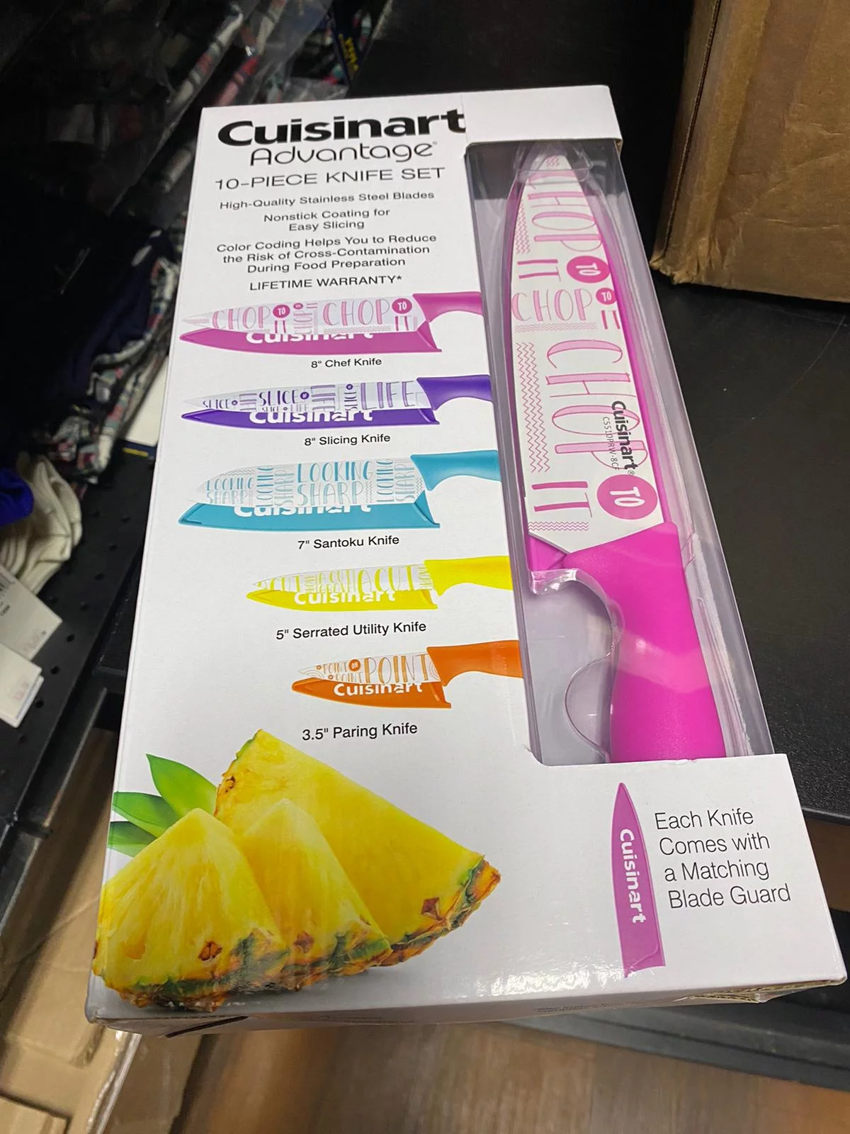 Cuisinart 10-Pc. Printed Words Knife Set