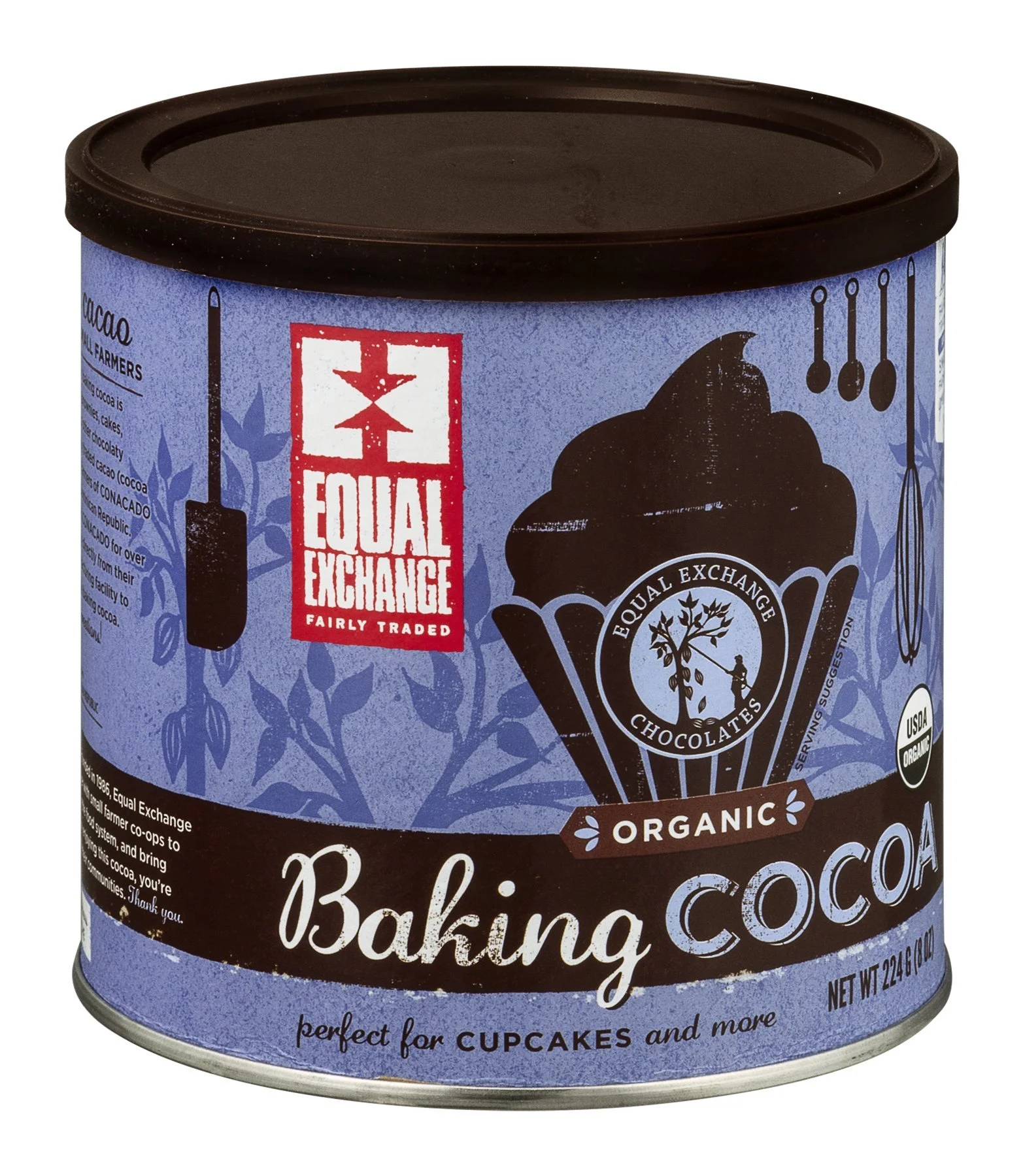 Baking Cocoa Organic 8 Ounces (Case of 6)