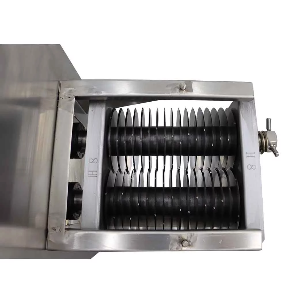 PreAsion Stainless Commercial Meat Slicer with 8mm Blade Electric Meat Slicer Cutting 110V