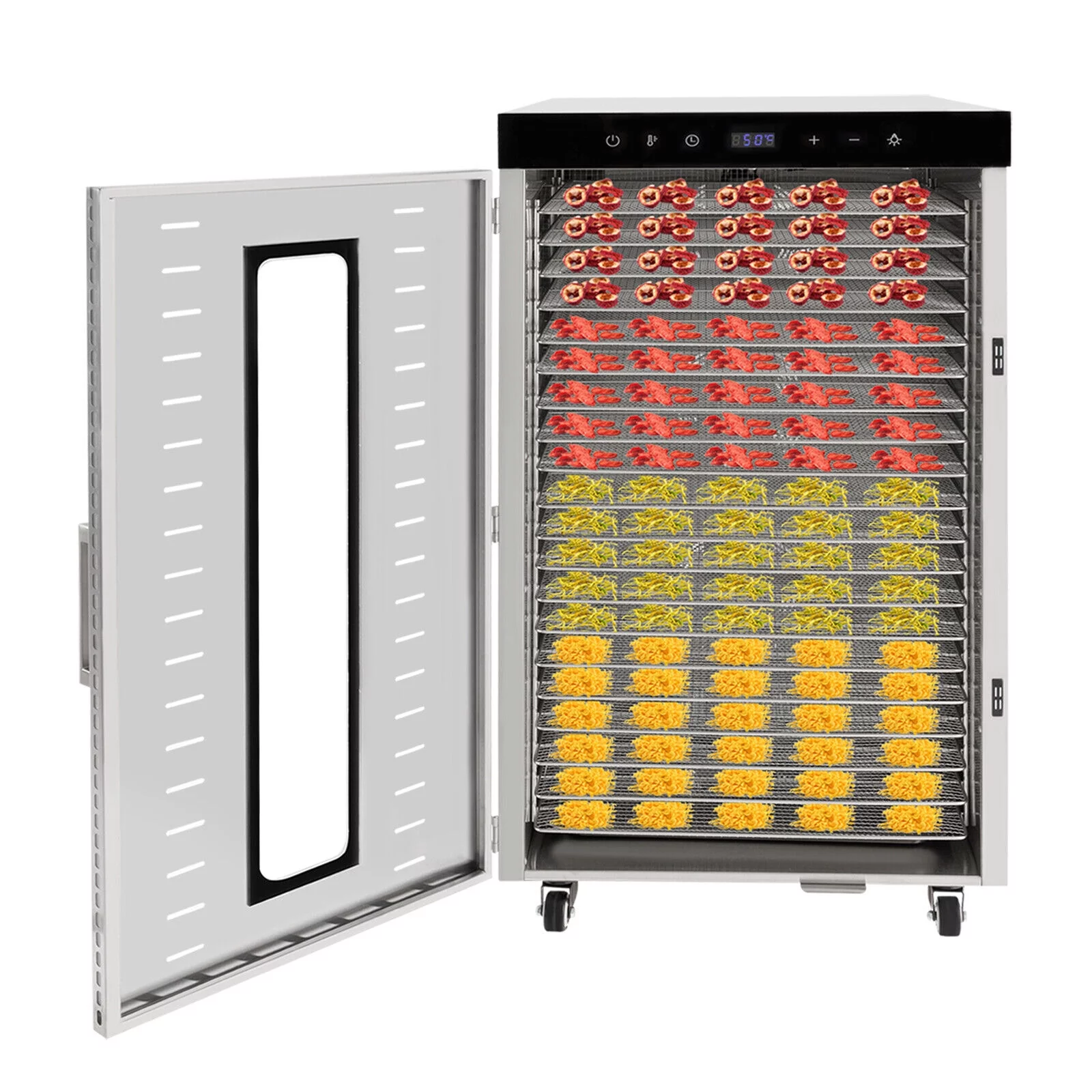 1700W Premium Multi-Tier Meat Beef Jerky Maker Fruit/Vegetable Dryer W/Trays