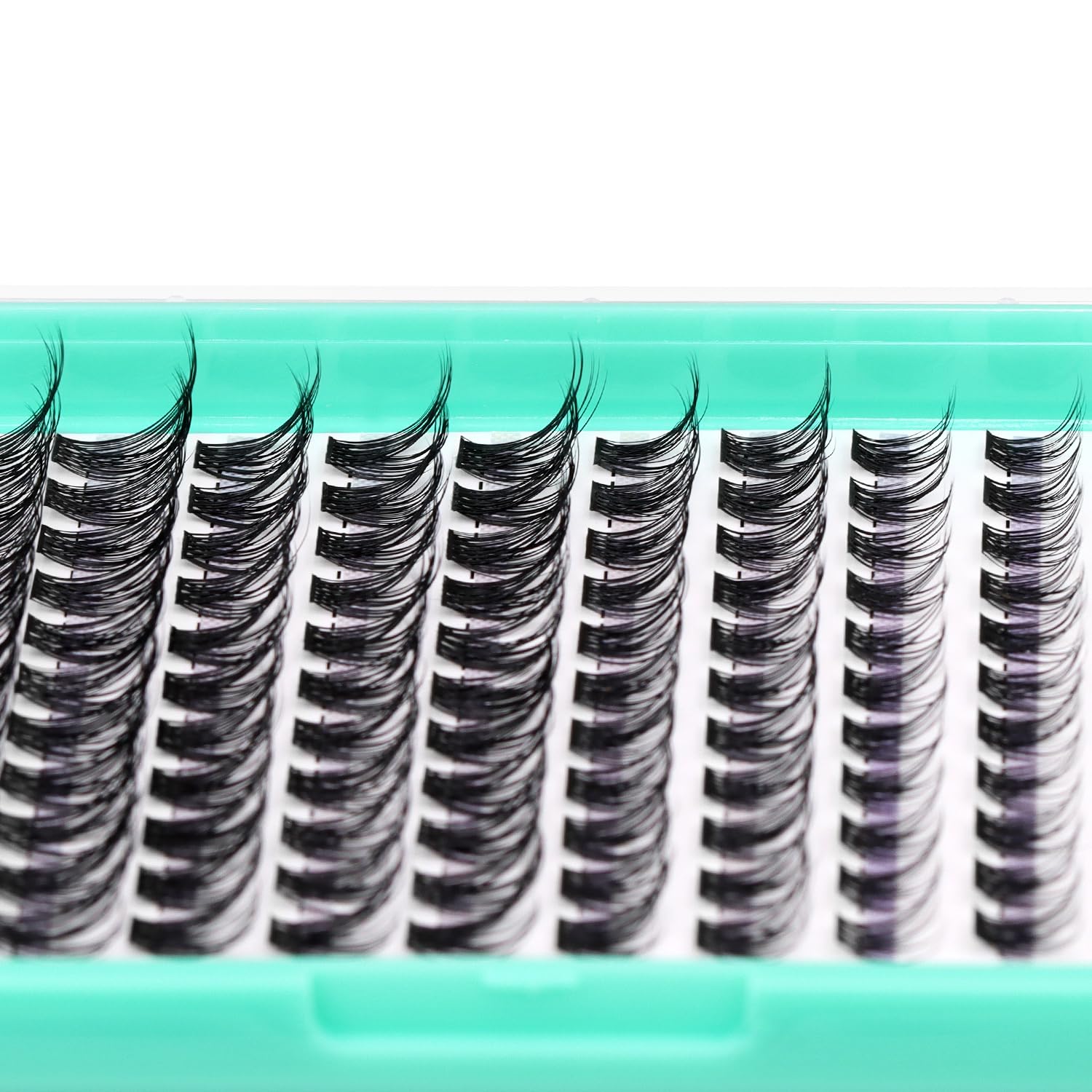 Bodermincer 132 Cluster D Curl Natural Style Eyelashes Professional Makeup Wide Cluster Individual Cluster EyeLashes Grafting Fake False Eyelashes (Black-8-10-12-14-16mm MIX)