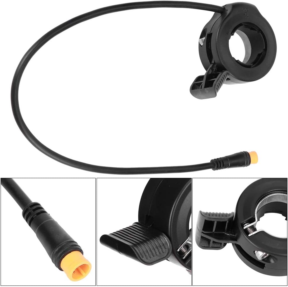 E‑Bike Finger Throttle,130X Thumb Throttle Speed Control Accessories Waterproof Connector for Electric Scooters E‑Bike