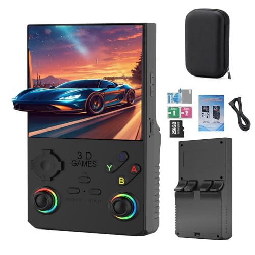 2025 New Upgraded V40 Max Handheld Game Console, 40000 Games 4 inch IPS Screen Retro Gaming Console, 256G 4000mAh Portable Mini Pocket Handheld Emulator Gift for Adults