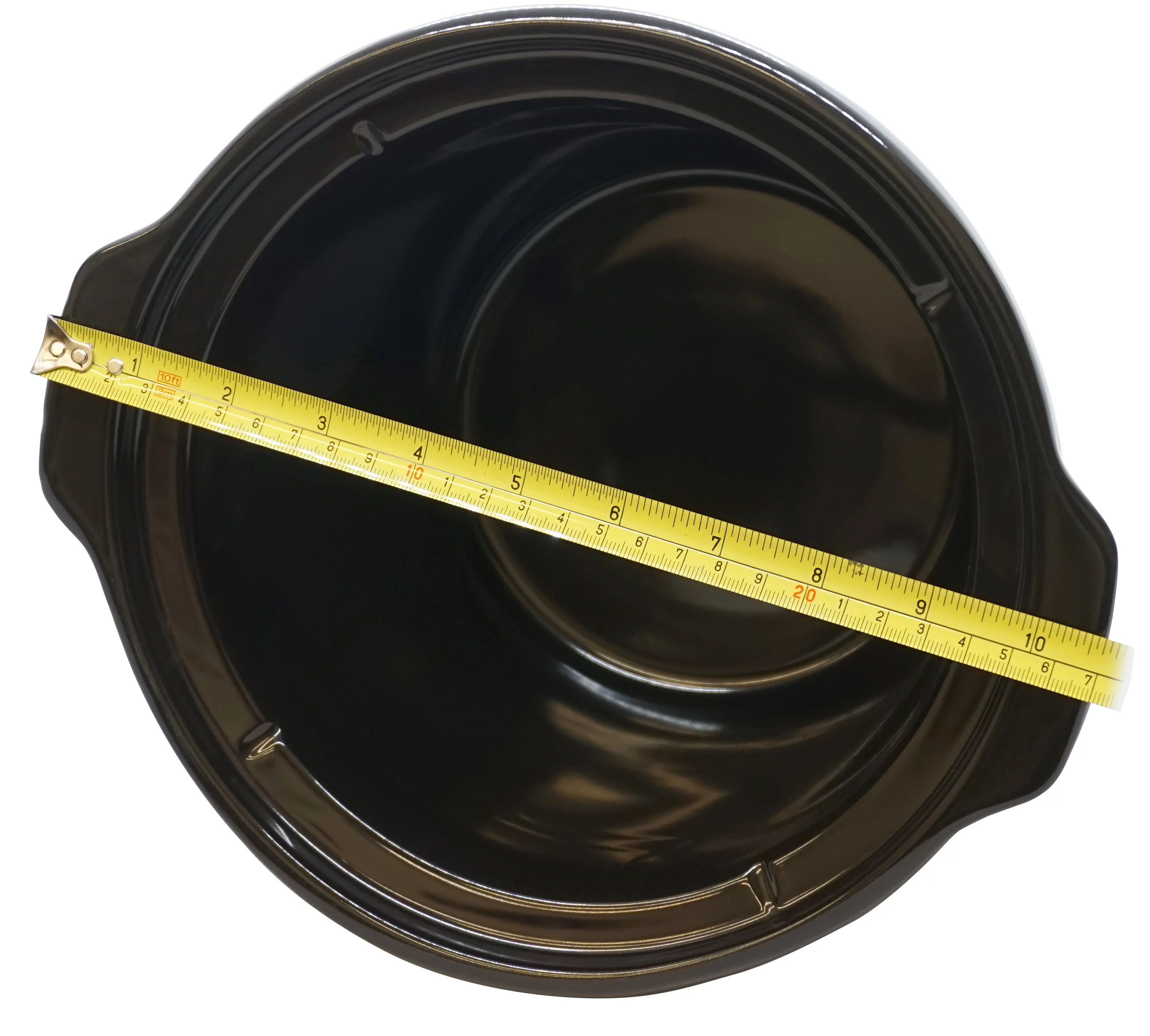 4 Qt Black Round Stoneware fits Crock-Pot Slow Cooker, 129995-000-000