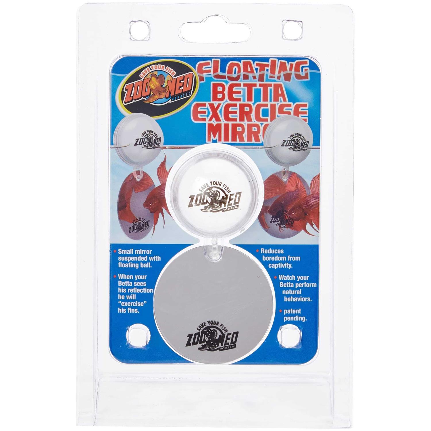 Zoo Med Floating Betta Exercise Mirror - Pet Supplies online store