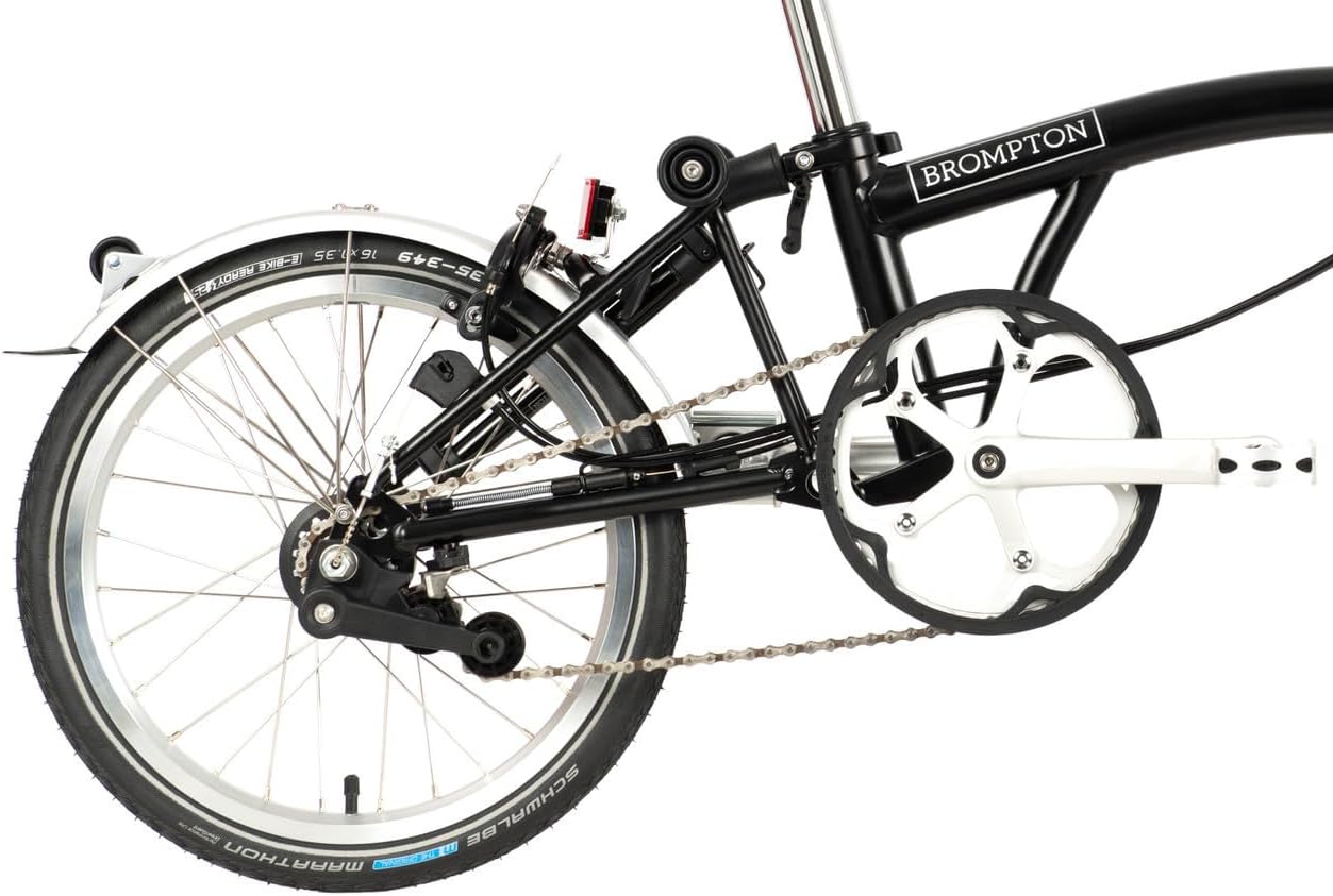 Brompton C Line 6 Speed Folding Bike - Mid (Black)