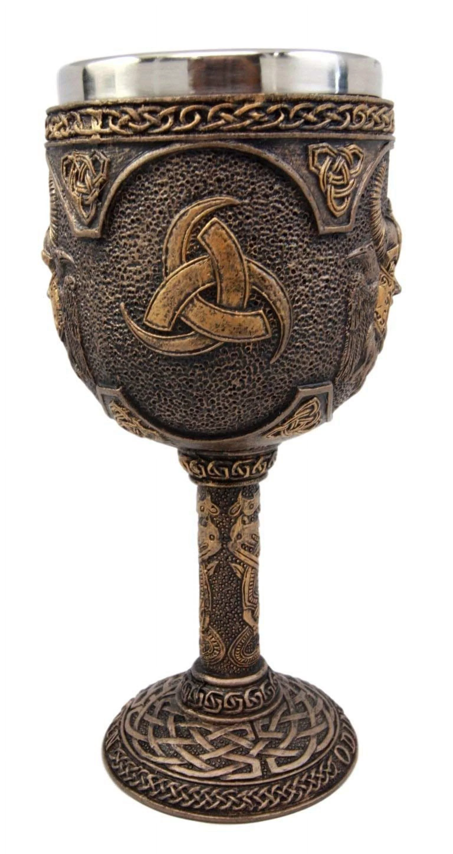 Norse Mythology Alfather Odin King of Asgard Wine Goblet Chalice Cup 7oz