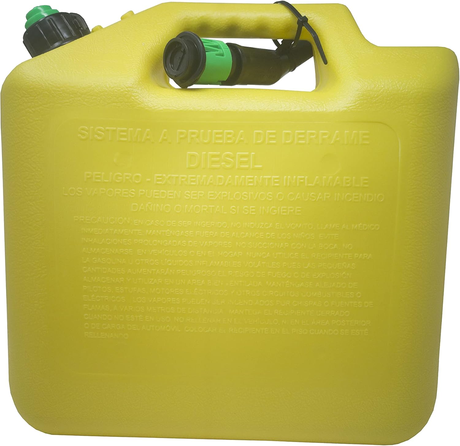 Briggs & Stratton Five Gallon Diesel Can, EPA Approved, Smart Fill Spout, and Fire Mitigation (FMD) Compliant