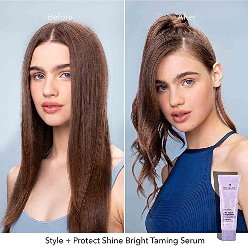 Pureology Style + Protect Shine Bright Weightless Hair Taming Serum | Fights Frizz | Vegan