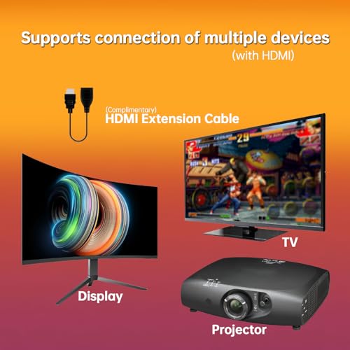 Nostalgic Time Machine.Retro Gaming Console 20000+ Games,Game Stick 4k,Video Games with Dual 2.4G Wireless Controllers,2025 Retro Game Stick.64GB