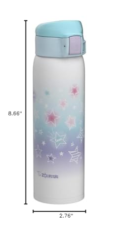 Zojirushi SM-SA60BA Stainless Steel Vacuum Insulated Mug, 1 Count (Pack of 1), Black, 20 oz.