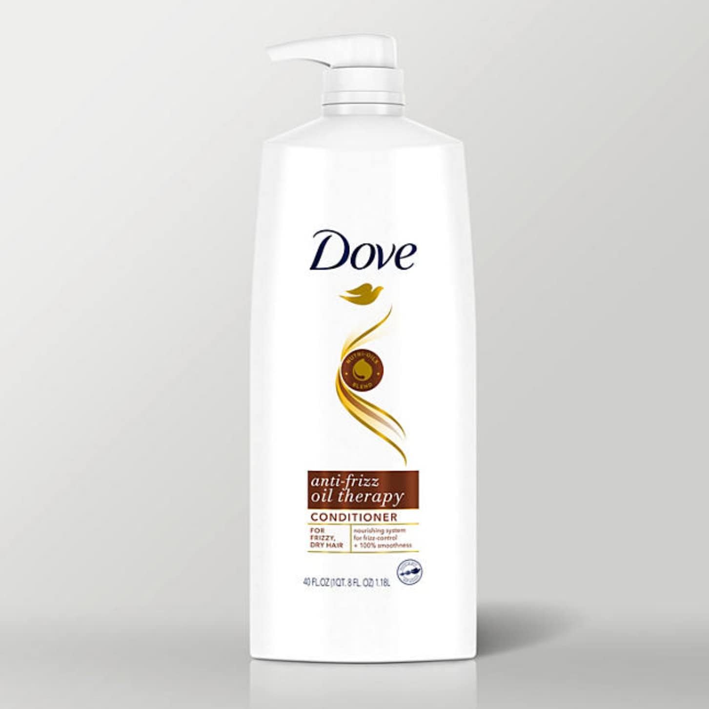 Dove Anti Frizz Oil Therapy Shampoo and Conditioner 40 fl.oz