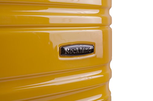 Rockland Melbourne Hardside Expandable Luggage with Spinner Wheels, 2TONENAVY, 2 Piece (20/28)