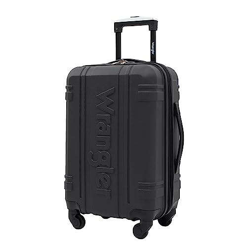 Wrangler Astral Hardside Luggage, Cedar, 20-Inch Carry-On