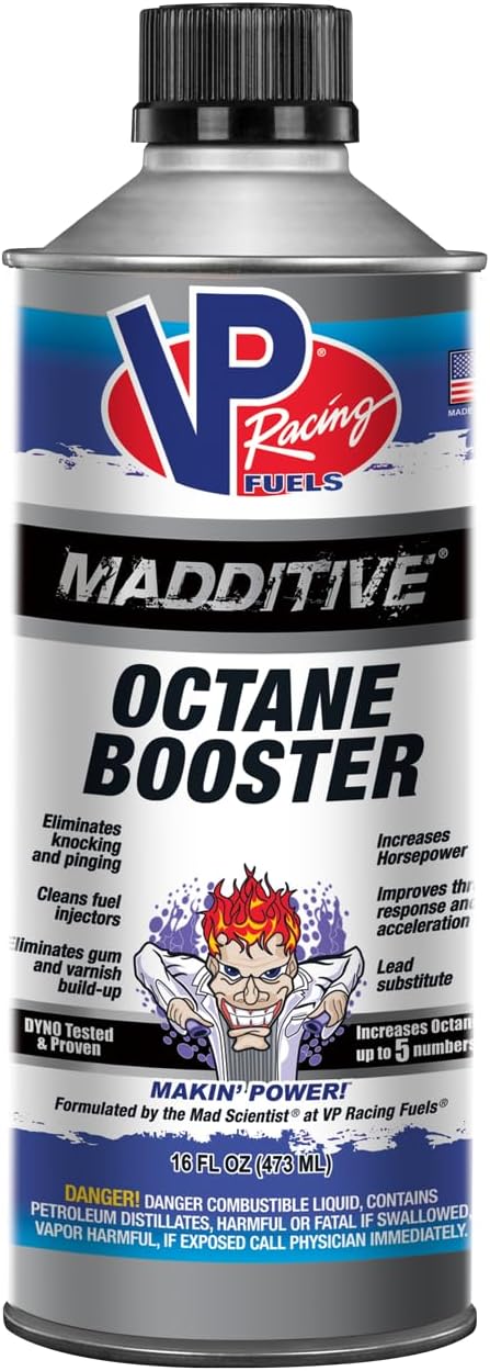 VP Racing 28555 Octane Booster Unleaded, Pack of 1