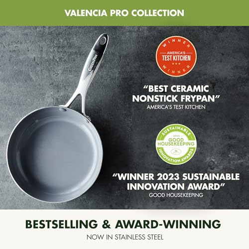 GreenPan Valencia Pro Hard Anodized Healthy Ceramic Nonstick 8