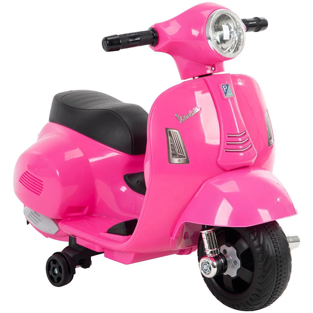 Huffy Vespa 6V Ride-On Scooter, Pink