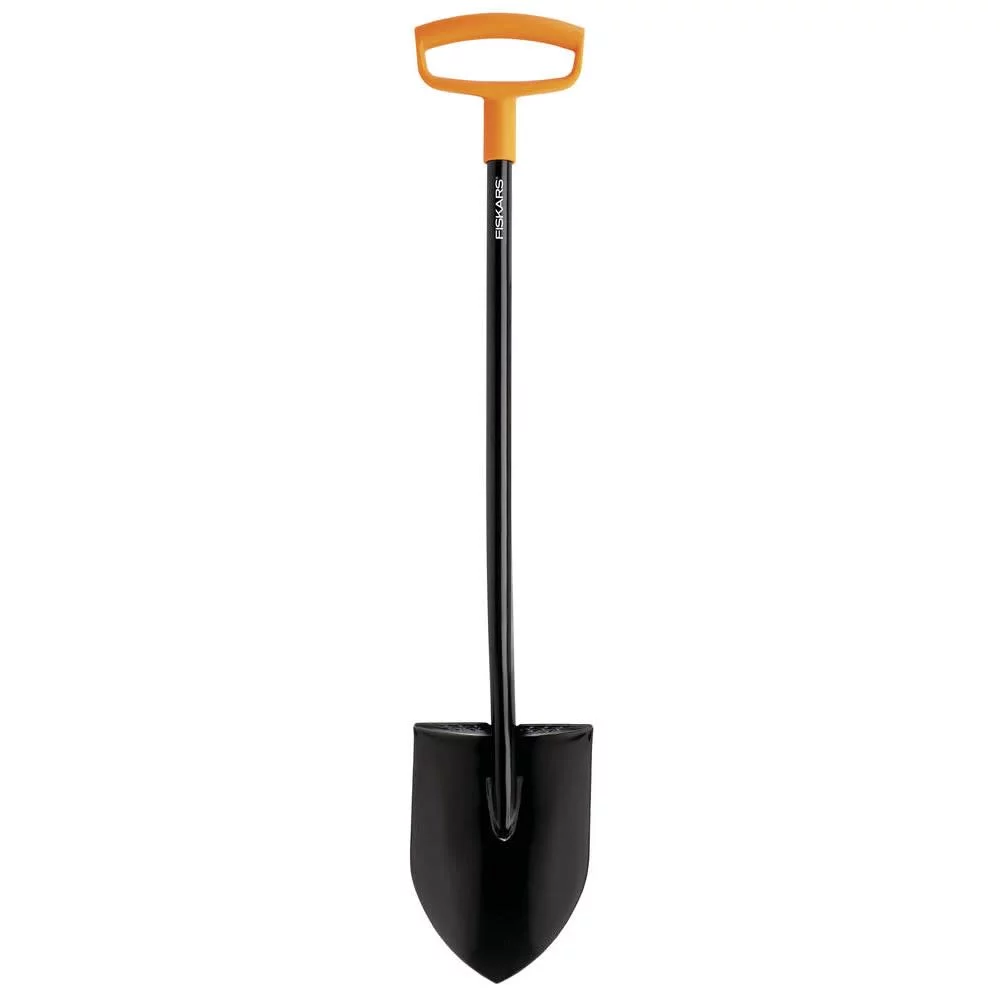 Fiskars D-Handle Digging Shovel, Steel Head Garden Shovel Tool
