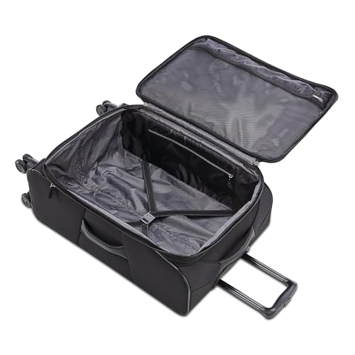 American Tourister 4 KIX 2.0 Expandable Softside Luggage with Spinner Wheels, 20 SPINNER, CLASSIC BLUE