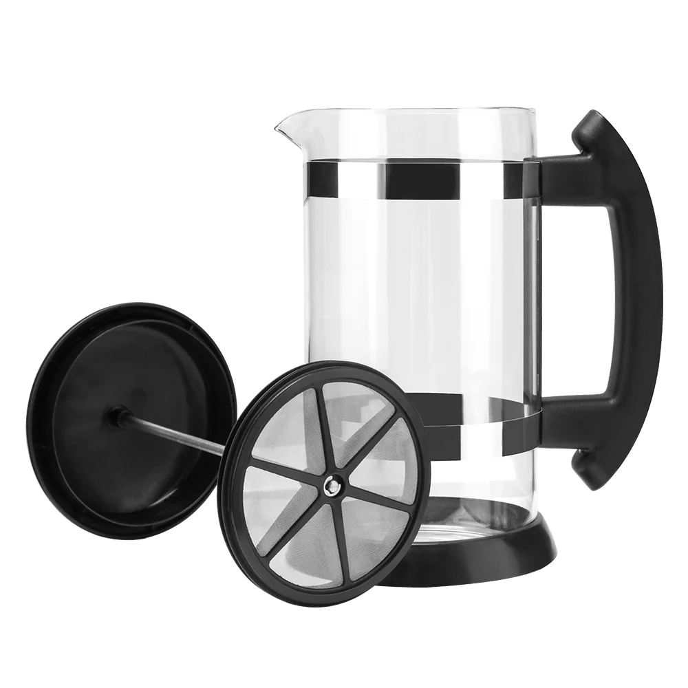 i cafilas French Press Coffee Maker, Easy to and Hand Operated for a Tasty Cup of Coffee