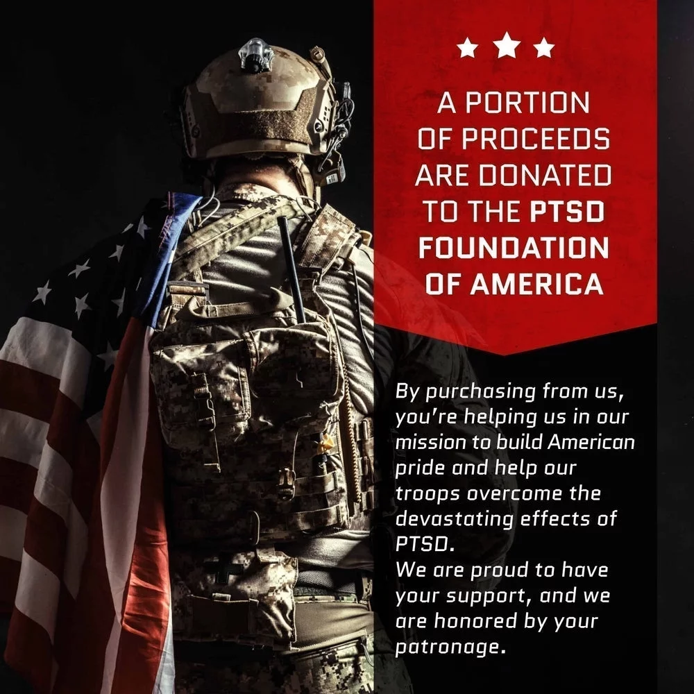 Tactical Pro Supply Give Me Liberty Men's Long Sleeve Shirt, Made from 100% Cotton, Distinctive Design, Versatile, and Functional - (Black)