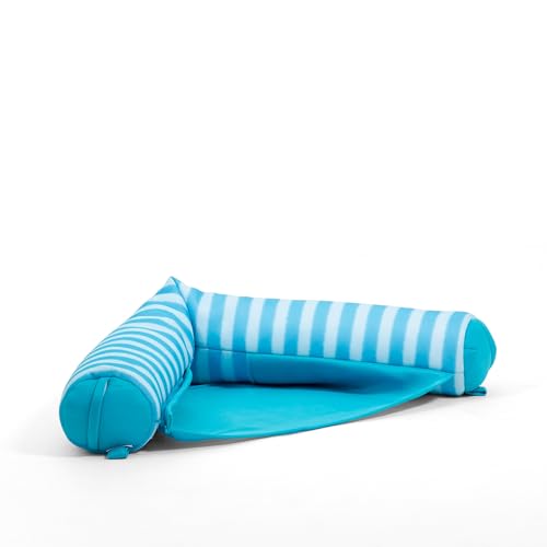 Big Joe Noodle Sling, No Inflation Needed, Pool Float with Armrests, Quick Draining Fabric, Cup Holder