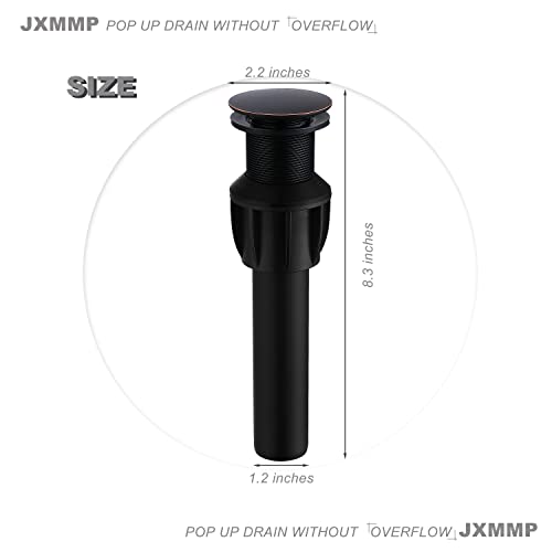 Brushed Gold Vessel Sink Faucet with Pop Up Drain and Supply Lines, Stainless Steel Gold Vanity Faucet Single Hole, JXMMP Single Handle Bathroom Faucet Gold, JXM1001BG