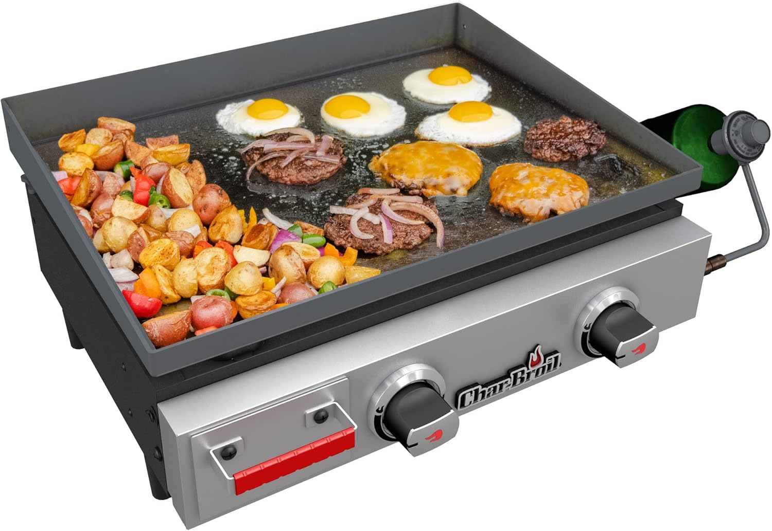 Char-Broil Convective 2-Burner Table Top Propane Gas Griddle - 463614023