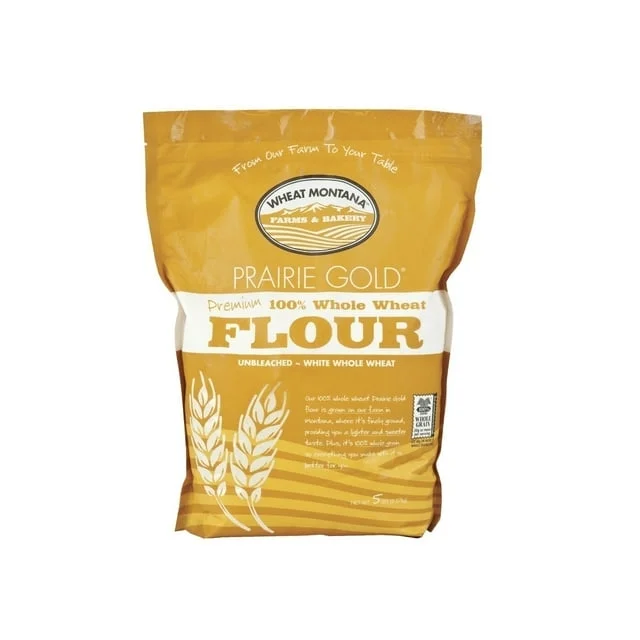 Wheat Montana Prairie Gold 100% Whole Wheat Premium Flour, 5 lb. Bag