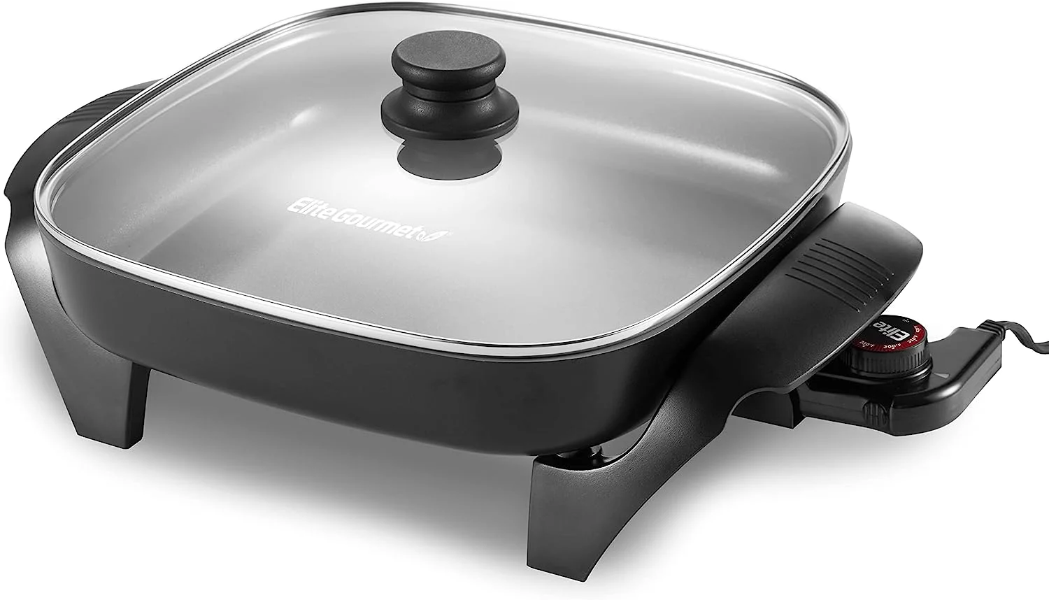Elite Gourmet Healthy Ceramic Coated Electric Skillet