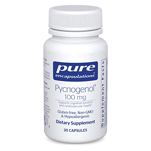 Pure Encapsulations Pycnogenol 100 mg | Hypoallergenic Supplement to Promote Vascular Health and Provide Antioxidant Support | 60 Capsules