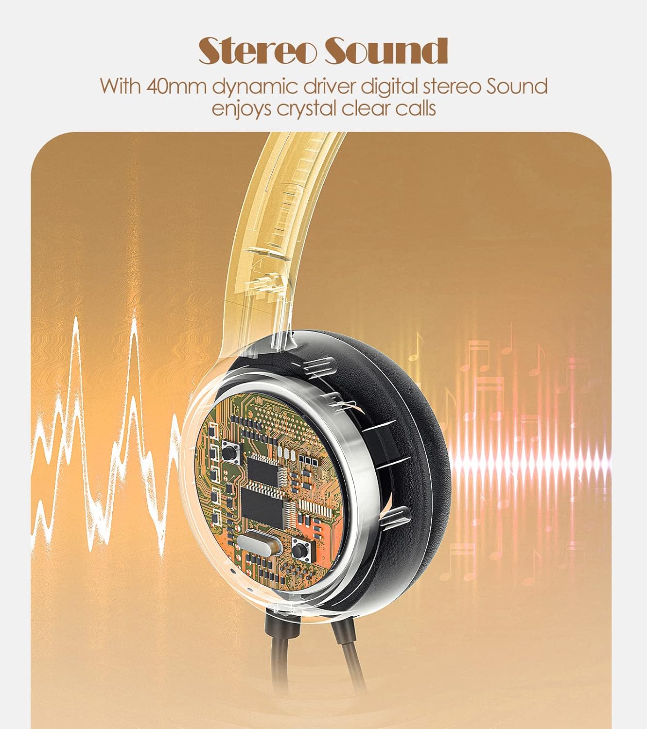 USB Headset with Mic, Headset with Microphone Noise-Cancelling, PC Headset Wired,3.5mm Audio Cable/USB Adapter, Wired Control, for Skype, Business Meetings, Webinars, Office��Call Centres