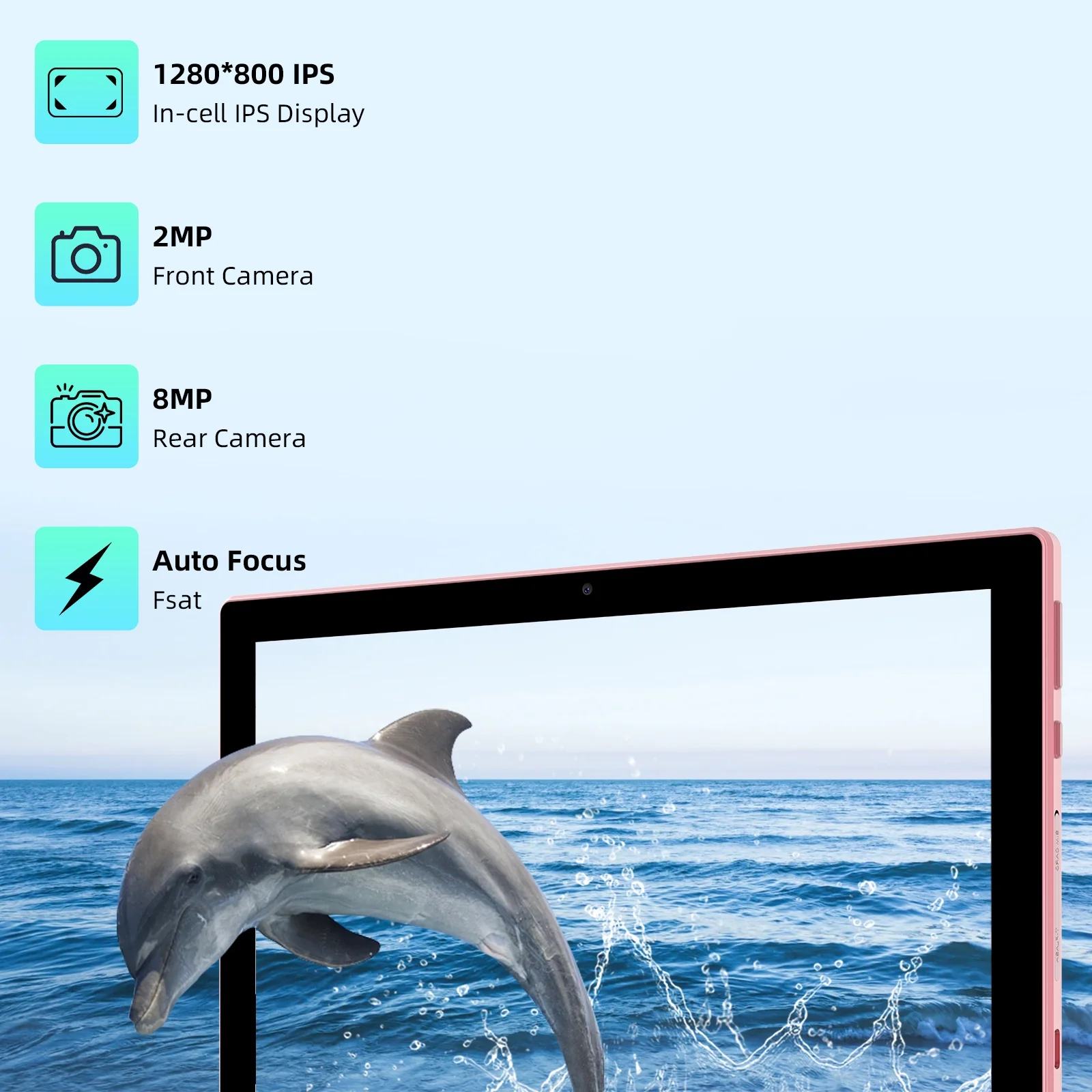 2 in 1 Tablet with Keyboard Case Mouse Stylus Pen Film, 10 inch Tablet Android 11.0 Tablets PC Set, 4GB RAM+64GB ROM Tableta Computer 10.1