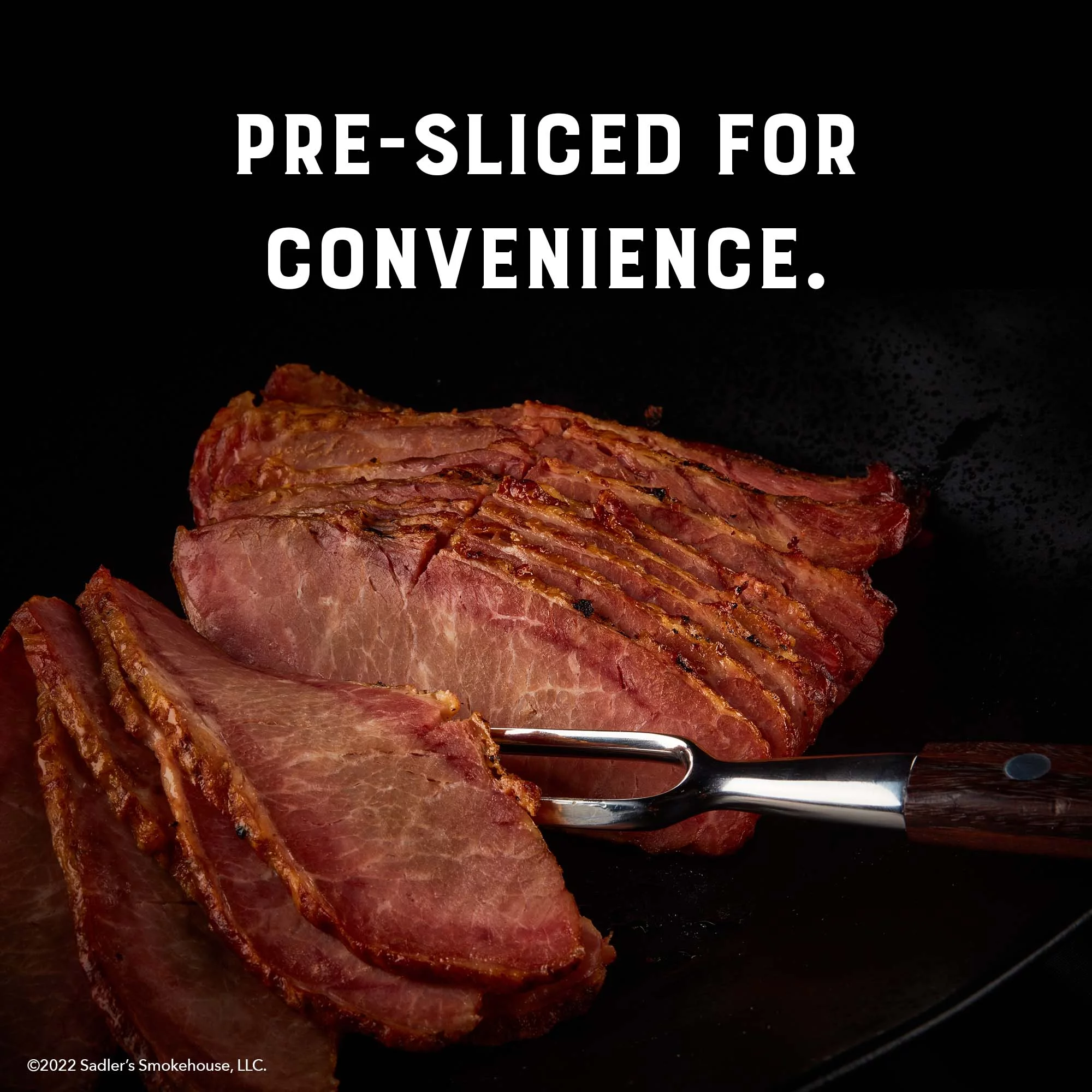 SADLER'S SMOKEHOUSE Seasoned TENDERSPLIT Sliced Beef Brisket, Average 3-6 lbs Plastic Package