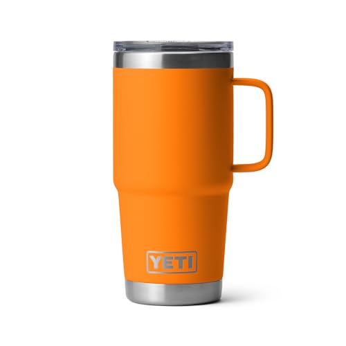 YETI Rambler 20 oz Travel Mug, Stainless Steel, Vacuum Insulated with Stronghold Lid
