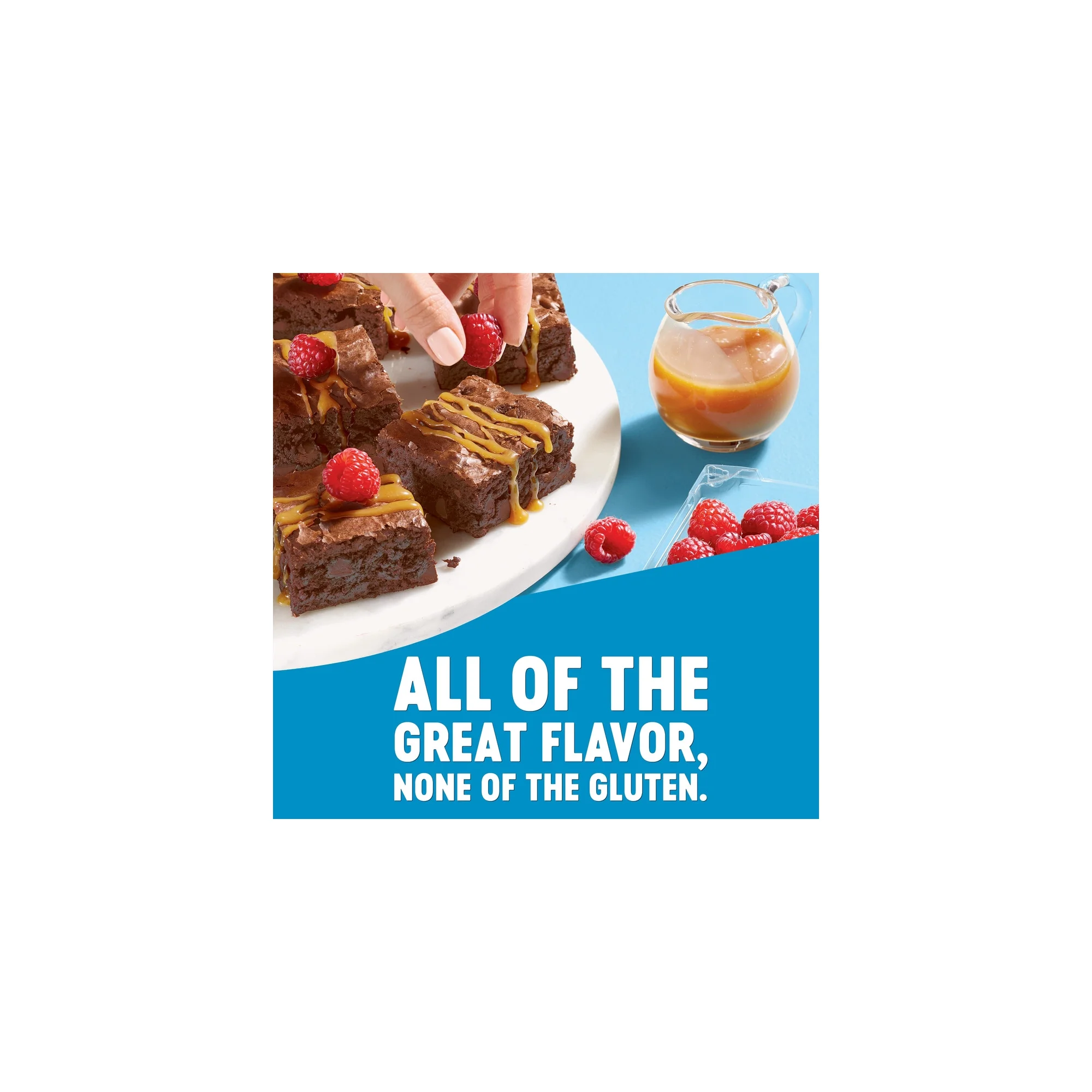 Krusteaz Gluten Free Double Chocolate Brownie Mix  Includes Chocolate Chips  20 Oz Box (Pack of 32)