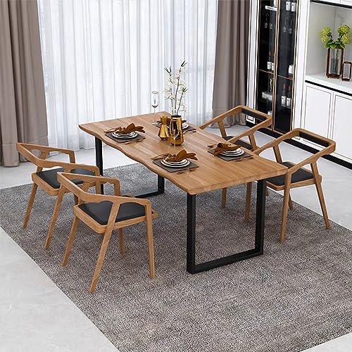 Metal Desk Table Legs 28 Inches Tall H-Shape Dining Table Legs Steel Furniture Legs 2 Pack Heavy Duty, DIY, Matte Black