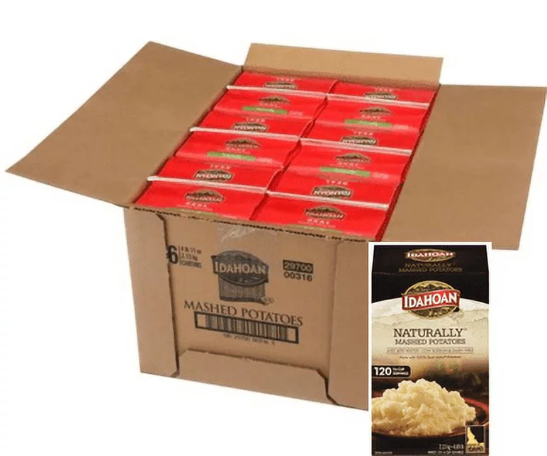 IDAHOAN Low Sodium & Dairy Free Naturally Mashed Potatoes 4.69lbs (6/Case)