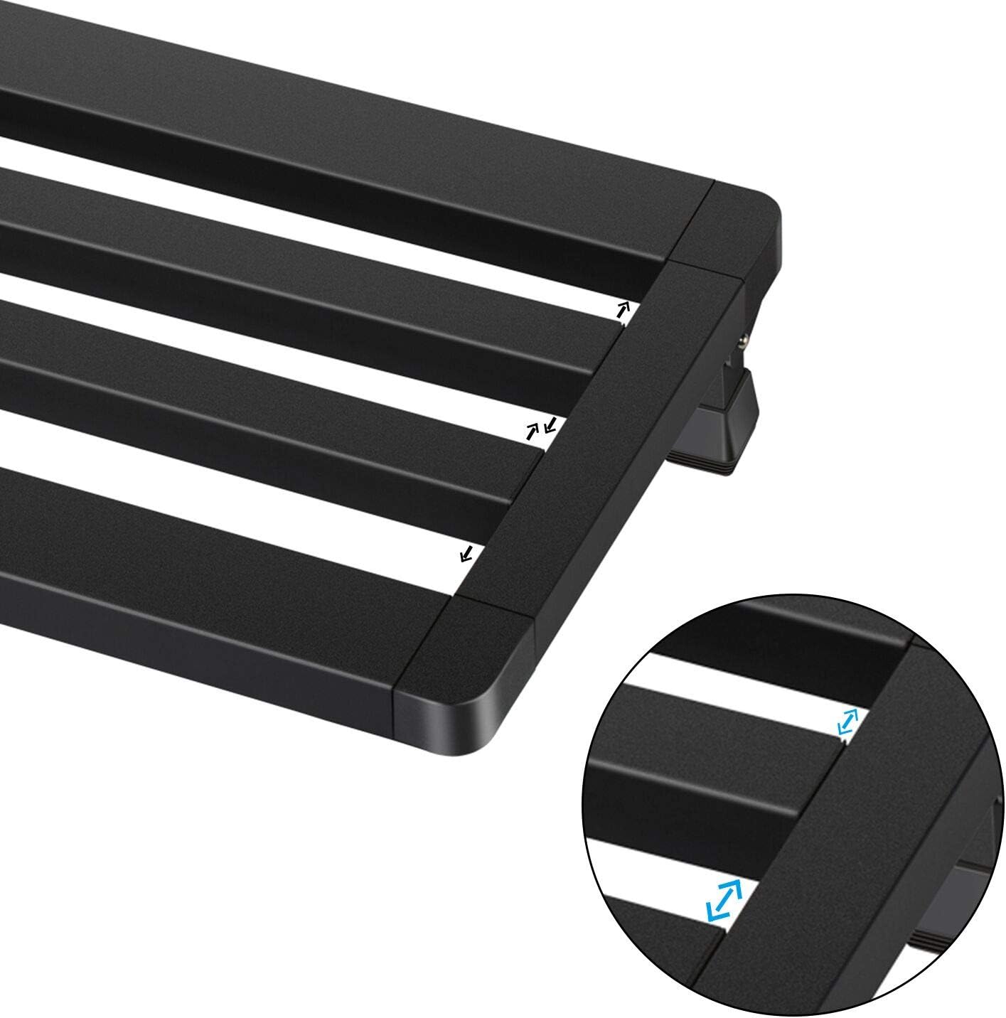 Donner Guitar Pedal Board Case DB-4 Disassembled Pedalboard 20'' x 8'' with Bag