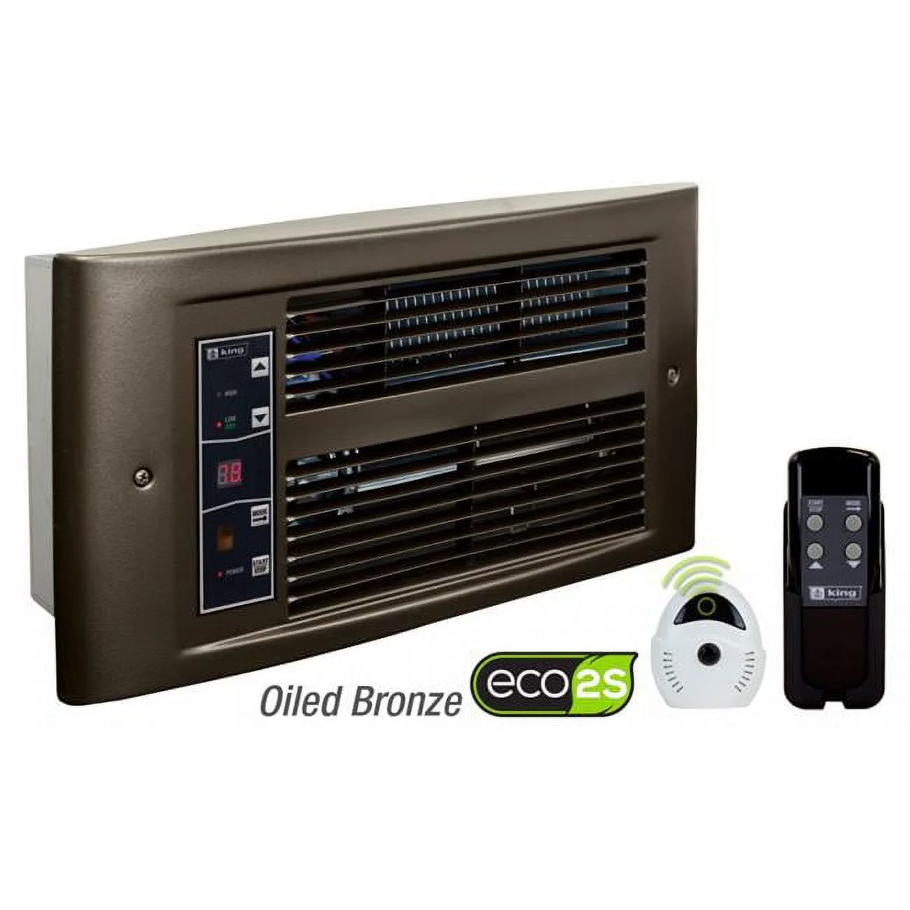 King Electric  Designer Wall Heater - Oiled Bronze