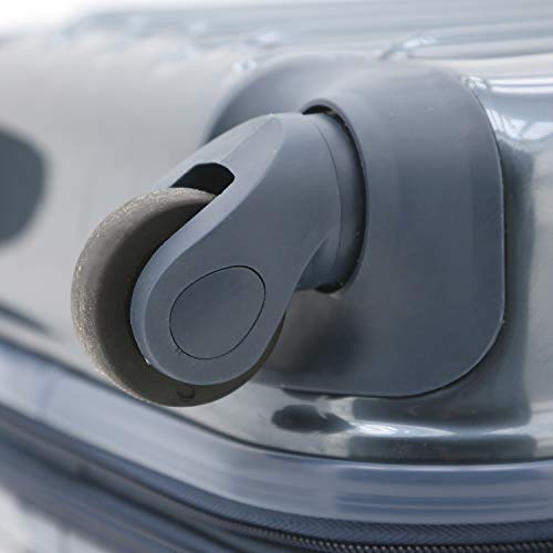 kensie Women's Alma Hardside Spinner Luggage, Expandable, Japanese Carmine Red, Carry-On 20-Inch