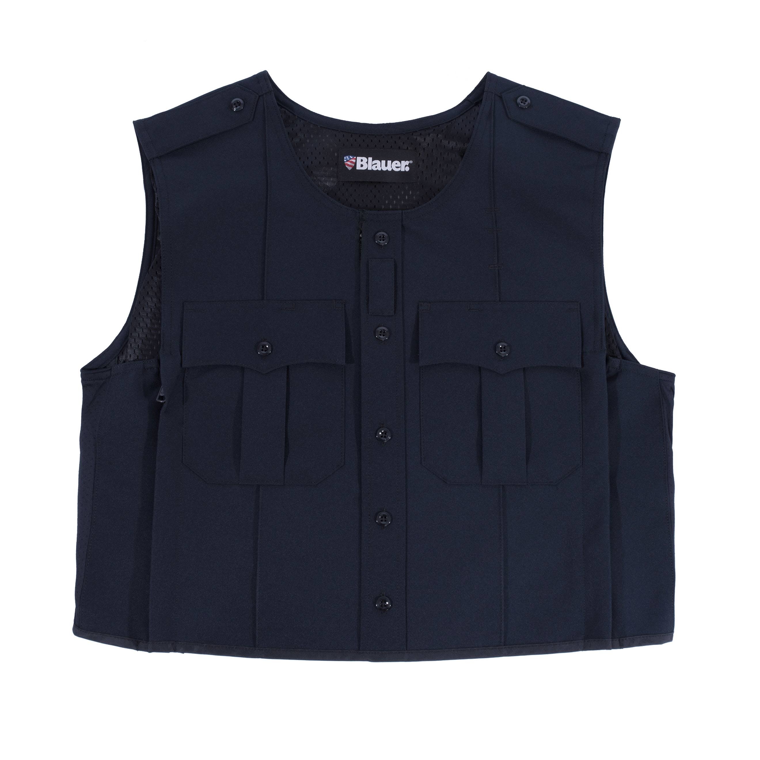 NYPD Vest Carrier - Polyester ArmorSkin Size Large Tall in Dark Navy Blue | Cotton/Polyester by Blauer