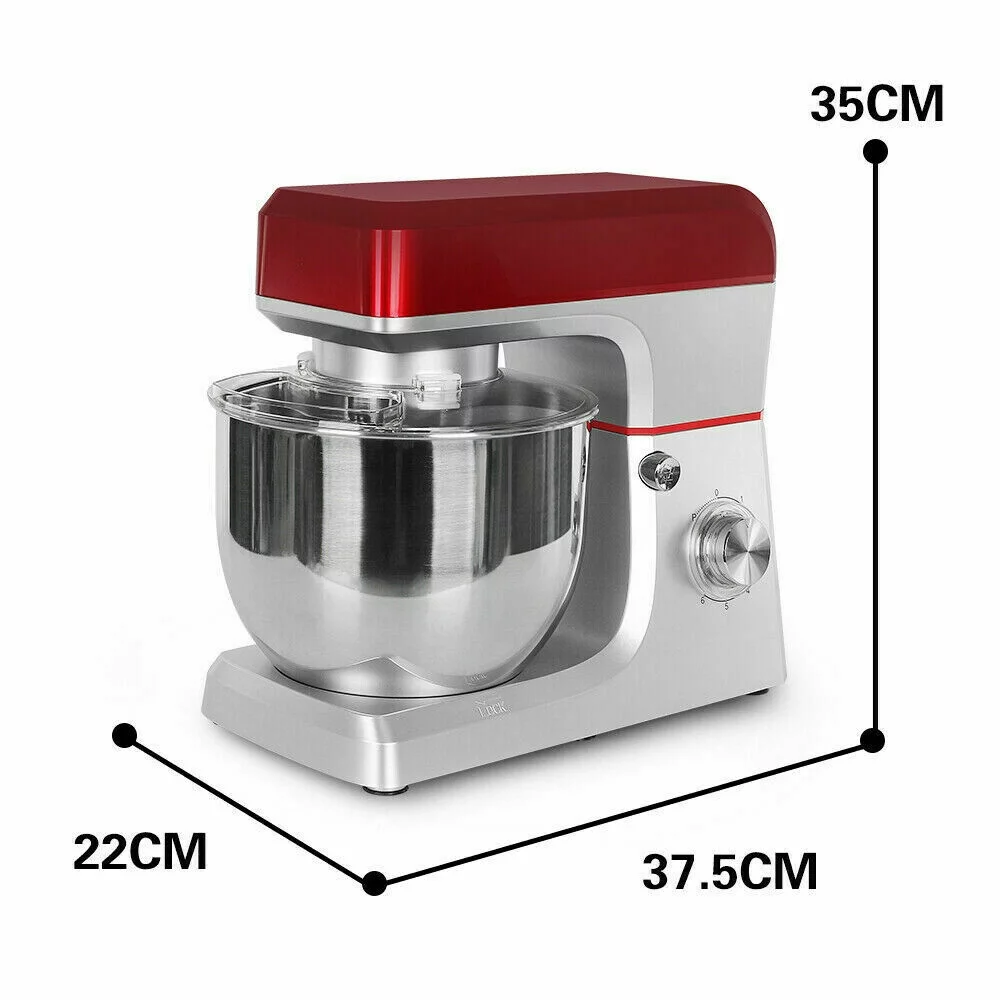 Oukaning 7L Stand Mixer 1200W 6-Speed Kitchen Electric Food Mixer Dough Mixer Kneading