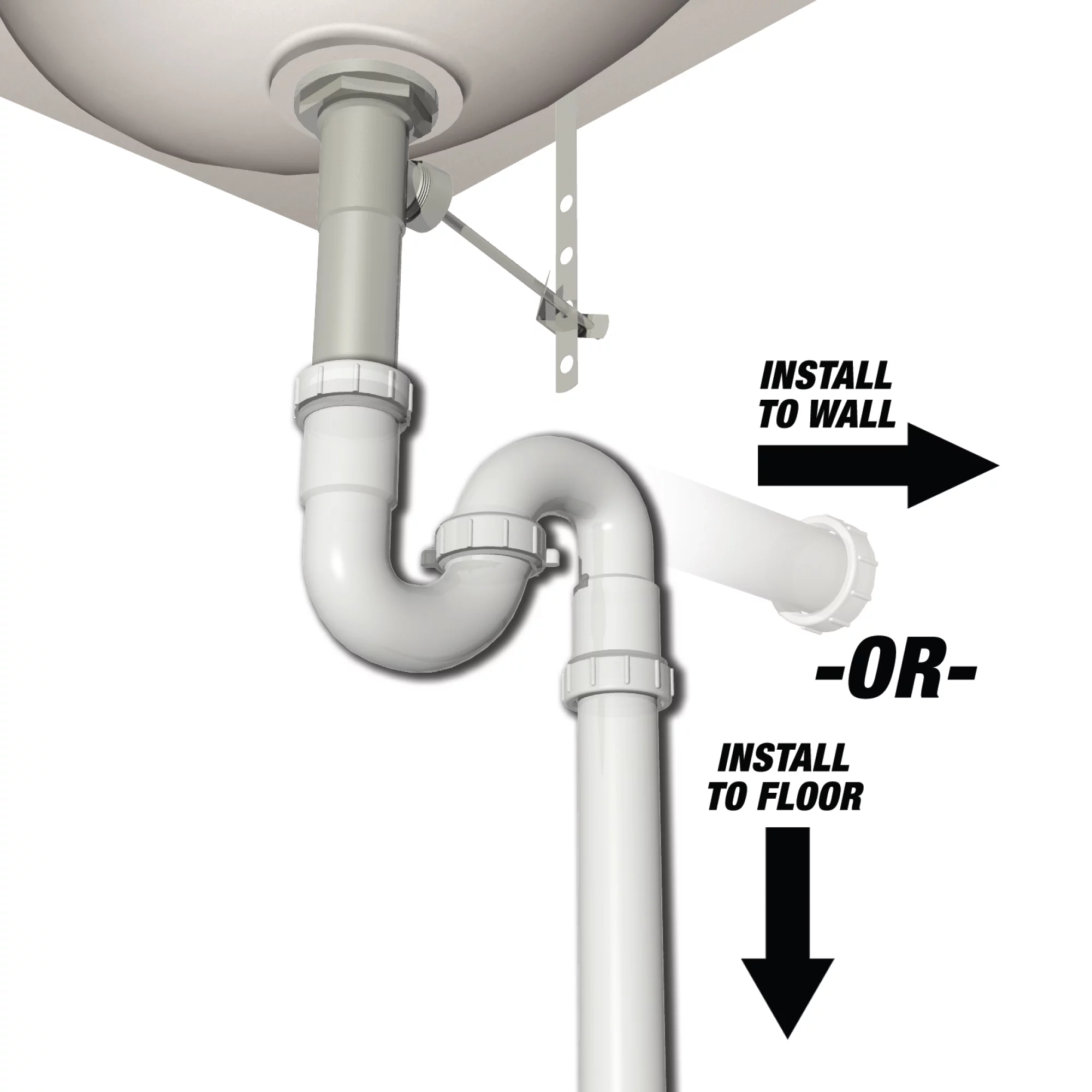 Plumb Craft Complete Bathroom Drain Repair Kit- Fits Most Drains