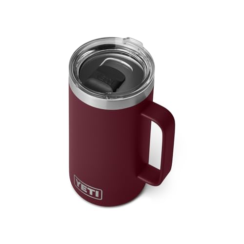 YETI Rambler 24 oz Mug, Vacuum Insulated, Stainless Steel with MagSlider Lid